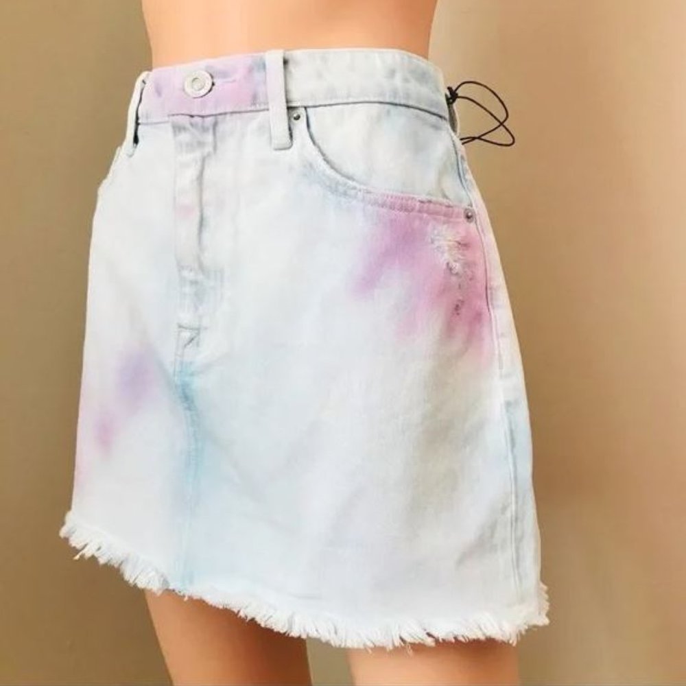 Hudson Jeans Women's Denim The Viper Mini Skirt Noti Size 28